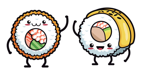 Set Sushi Cute