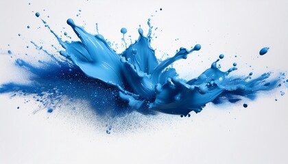 water splash isolated on white background