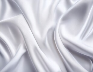 Obraz premium White silk fabric texture luxurious background