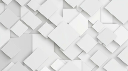 Obraz premium Stylish 3D abstract background featuring white and grey geometric patterns, ideal for modern design projects.