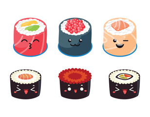 Set Sushi Cute