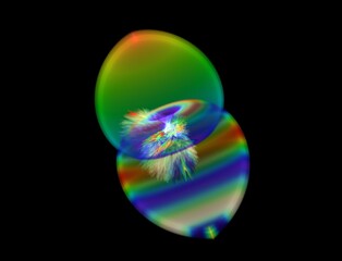 Imaginatory fractal abstract background Image