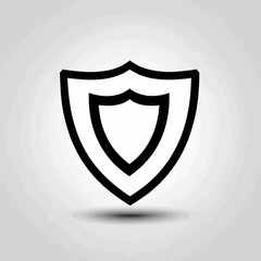 Shield Icon Graphic Design Security Protection Symbol