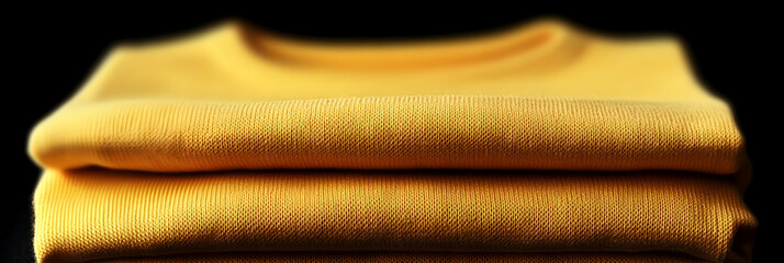 Golden Knit Fabric Texture Photo