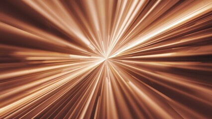 A vibrant abstract digital art piece featuring diagonal, flowing, warm orange and yellowish rays of light creating a sunlit.