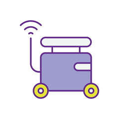 AGV vector icons stock illustration