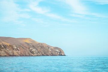 Naklejka premium Hermosa fotografía tomada en Paracas, Ica, Perú.
