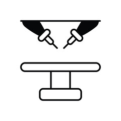 Robotics  vector icons stock illustration