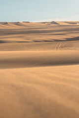 Espectacular fotografía del desierto de la Huacachina, Ica, Perú.