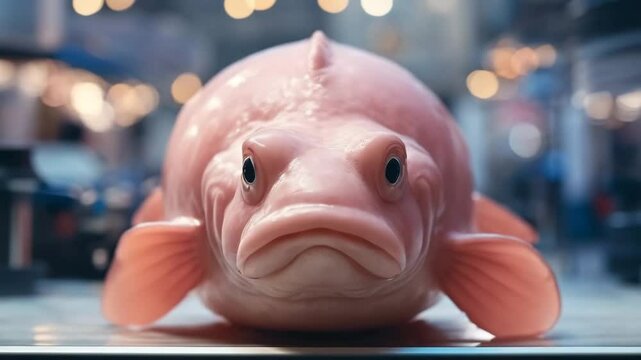Pink Blobfish Animation