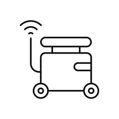 AGV vector icons stock illustration