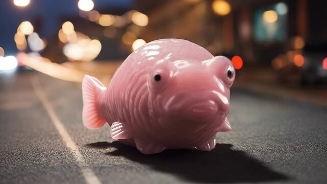 Pink Blobfish Animation