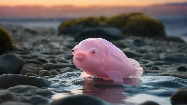 Pink Blobfish Animation