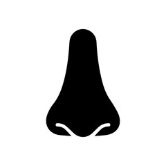 Nose glyph icon