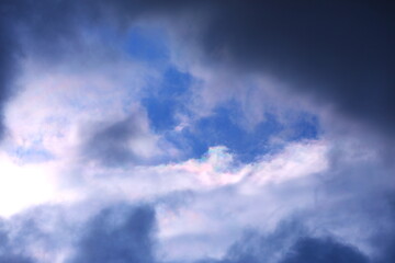 Fototapeta premium 美しい彩雲