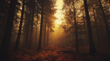 Golden Hour Forest A Sanctuary excellent for conservation campaign materials protecting endangered s