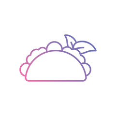 Compostable Food Wrap icon vector stock illustration