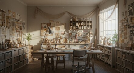 Artist's Studio Illustration