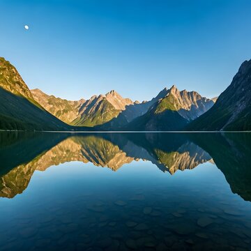 Boga Lake&rsquo;s Mountain Reflections