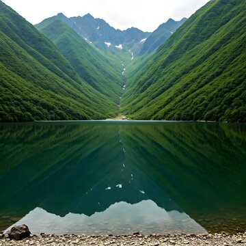 Boga Lake&rsquo;s Mountain Reflections