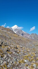 Fototapeta premium Ausangate Mountain in the Peruvian Andes