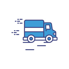 Express Food Delivery icon vector stock illustration