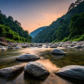 Jaflong&rsquo;s Rocky Riverbed, Bangladesh