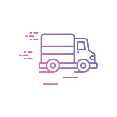 Express Food Delivery icon vector stock illustration