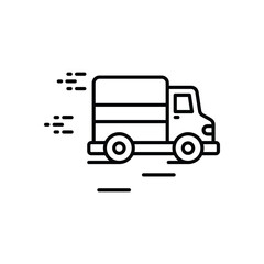 Express Food Delivery icon vector stock illustration