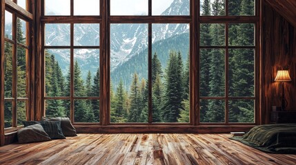 Embrace the beauty of nature from the comfort of a mountain escape.