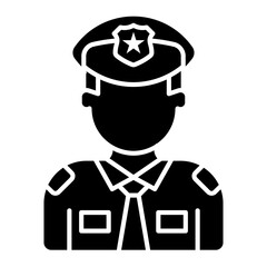 policeman Solid icon