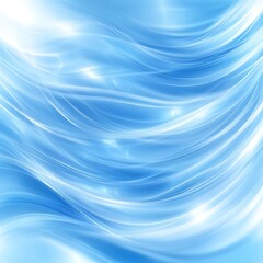 Fototapeta premium Abstract light blue wavy lines background