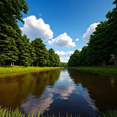 Fototapeta premium River Rokel Landscape