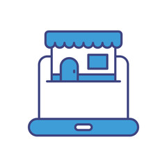 Shared Offices icon vector stock illustration