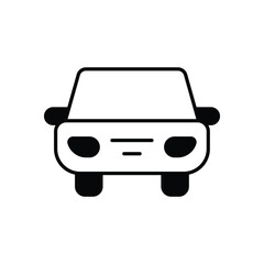 Car icon vector stock illustration