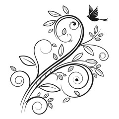 Elegant Swirl & Spiral Vector Silhouette Set – Perfect Decorative Elements for Invitations, Logos, Tattoos & Art Projects