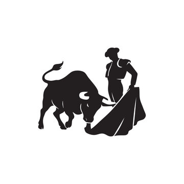 silhouette of matador 