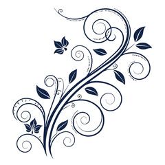Elegant Swirl & Spiral Vector Silhouette Set – Perfect Decorative Elements for Invitations, Logos, Tattoos & Art Projects