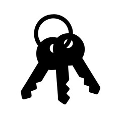 Bunch of House Keys Icon Design