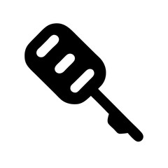 Car Key with Fob Icon Design