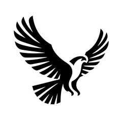 Steppe Eagle Logo Symbol Icon