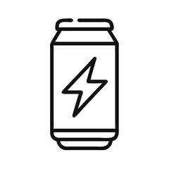 Energy Drink Can Icon Design

