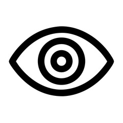 Eye with Clock Focus Icon Design