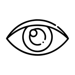 Eye with Clock Focus Icon Design