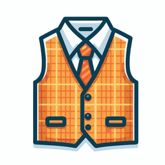 vest, clothing, jacket, isolated, illustration, safety, wear, back, front, garment, clothes, casual, outline, uniform, protection, fashion, flat, waistcoat, vector, pocket, sleeveless, apparel, design