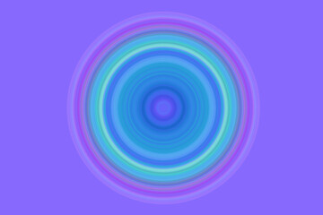 Colorful concentric circles create a mesmerizing pattern on a purple background evoking a sense of calm and serenity