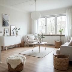 Scandinavian home styling interior design