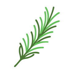 Fresh Sprig of Rosemary Icon Design