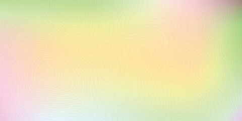 Amazing topography. Actual topographic map in green tones, seamless design, curious tileable pattern. Vector illustration.