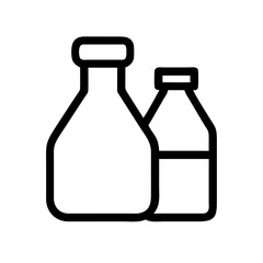 Lab Bottles and Containers Icon Design